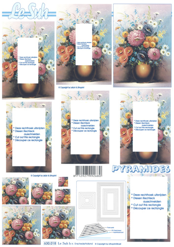 Decoupage sheets suitable for card making and scrapbooking - 630018