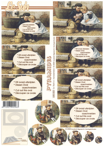Decoupage sheets suitable for card making and scrapbooking - 630022