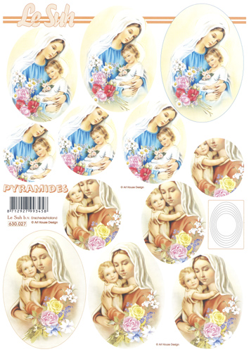 Decoupage sheets suitable for card making and scrapbooking - 630027