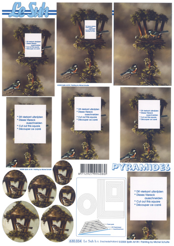 Decoupage sheets suitable for card making and scrapbooking - 630034