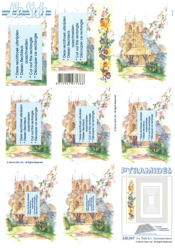 Decoupage sheets suitable for card making and scrapbooking - 630047