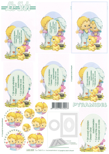 Decoupage sheets suitable for card making and scrapbooking - 630059