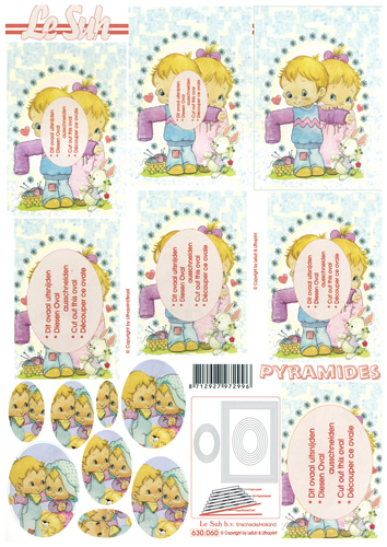 Decoupage sheets suitable for card making and scrapbooking - 630060