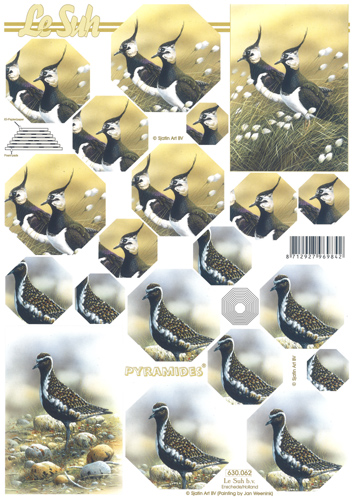 Decoupage sheets suitable for card making and scrapbooking - 630062