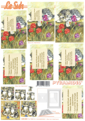 Decoupage sheets suitable for card making and scrapbooking - 630065