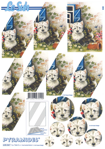 Decoupage sheets suitable for card making and scrapbooking - 630067