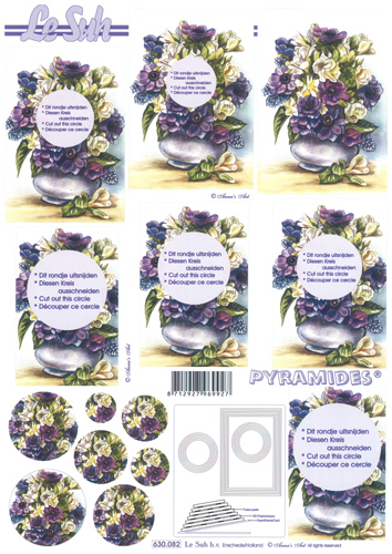 Decoupage sheets suitable for card making and scrapbooking - 630082
