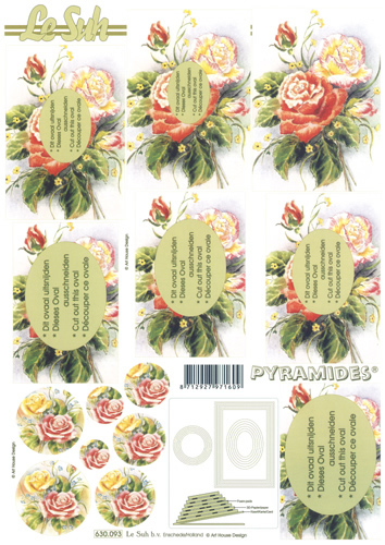 Pink And White Roses - 630093