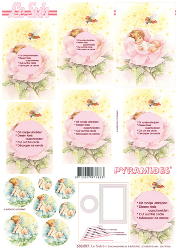 Fairy on a pink Flower - 630097