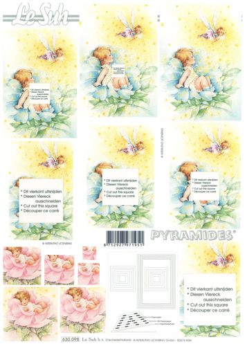 Fairy on blue flower - 630098