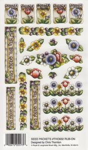 EZ Rub On Seed Packets - 632THO