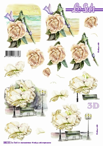 Le Suh Diecut Condolence A4 Sheet - 680101