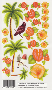 EZ Rub On Tropical Time - 694TIP