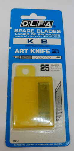 OLFA Blades pack of 25 straight edge - 7114