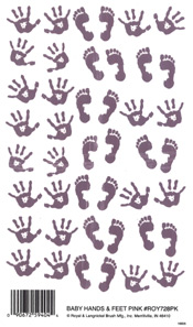 Baby Hands and Feet Pink - 728PKROY