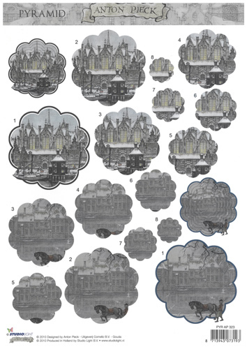 Studio Light Anton Pieck River Bank Pyramage - AP323