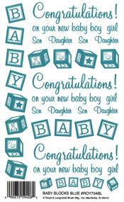 Baby Blocks Blue - 734BLROY