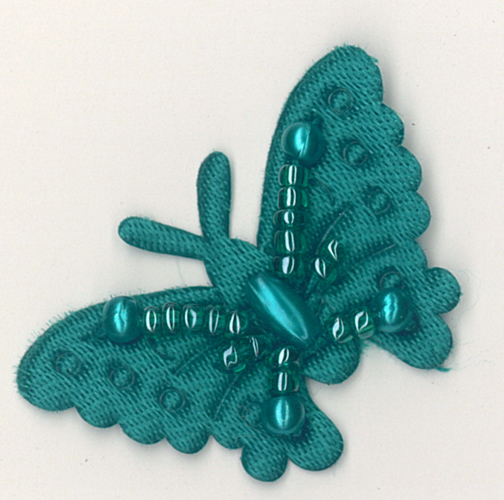 Butterflies Dark Green - 7650