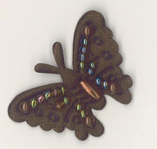 Butterflies Brown - 7657