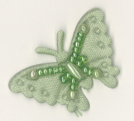 Butterflies Green - 7658