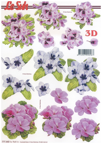 Flower Heads A4 Sheets - 777443