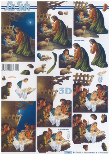 Bright Star and manger A$ Sheet - 777481