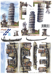 Leaning Tower and River Scenes - 8215167