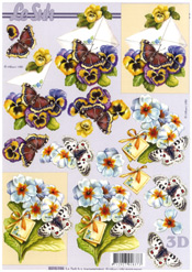 Butterflies and Flowers - 8215196