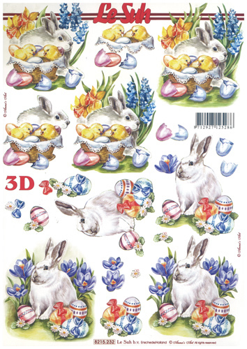 Easter Bunnies Chicks And Eggs - 8215232