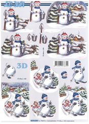 Christmas - Snowman with Bucket and Spade. - 8215254