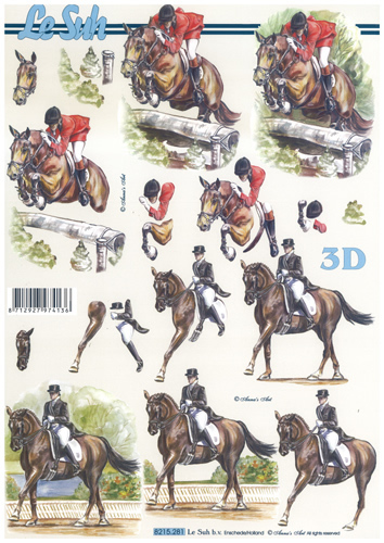 Horse Riding and horse jumping - 8215281