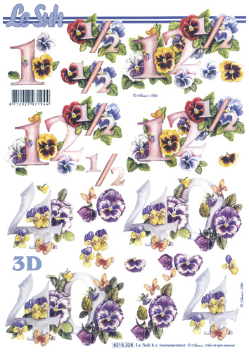 Flowers and Number 121/2 and 40 - 8215328