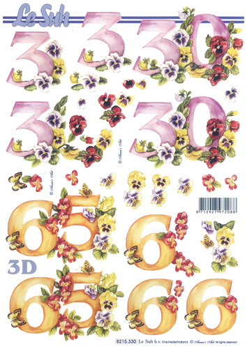 Flowers and Number 30 and 65 - 8215330