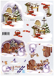 Snowman By The Gate - 821537