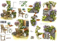 Garden Seat and Steps - 821551