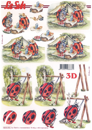 Ladybirds camping out - 8215551