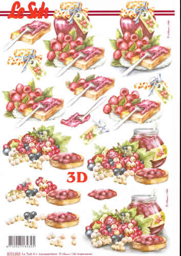 A4 Sheet Fruit And Jam - 8215603
