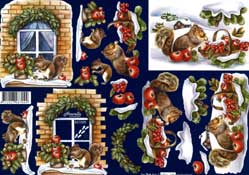 Squirel And berries - 821595