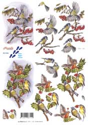 Birds And Holly - 821596