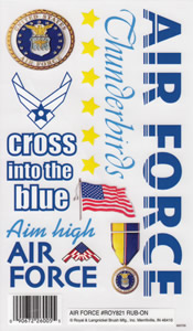 EZ Rub On Air Force - 821ROY
