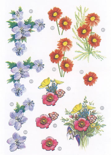 Bouquet of Flowers Diecuts - 9120