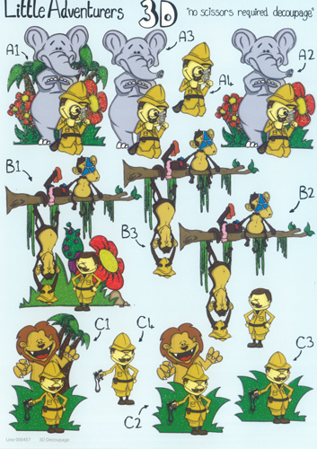 In The Jungle Diecuts - 9457