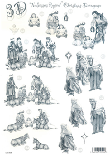 DieCut Fioled Step by Step sheets - 9636