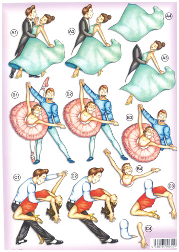 DieCut Fioled Step by Step sheets - 9671