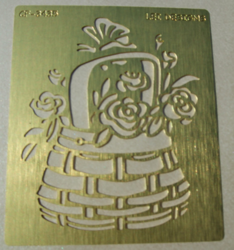 Brass Embossing Stencil - AAA14