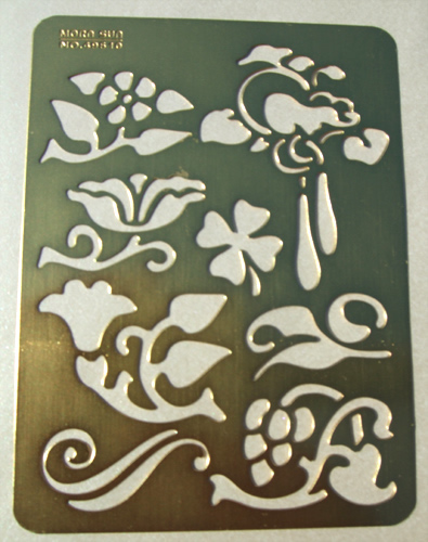 Borders and Mixed Designs Brass Stencil - AAA3