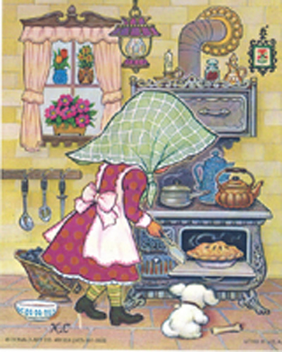 Teri Tot Girl in The Kitchen 5 x 4 - C0008