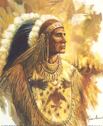 Eyes Of An Eagle Indian Print Size 5 x 4 - C0114