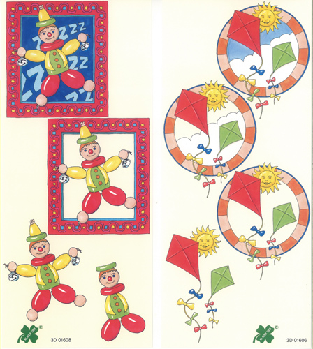 Kite and toys Pack of 2 designs - C0351