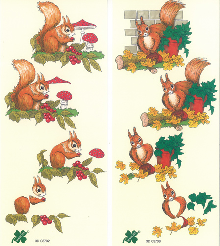 Squirrels 2 Pack of 2 designs - C0360